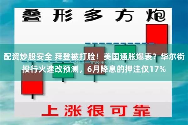 配资炒股安全 拜登被打脸！美国通胀爆表？华尔街投行火速改预测，6月降息的押注仅17%