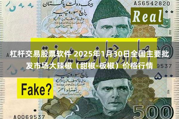杠杆交易股票软件 2025年1月30日全国主要批发市场大辣椒（甜椒-板椒）价格行情