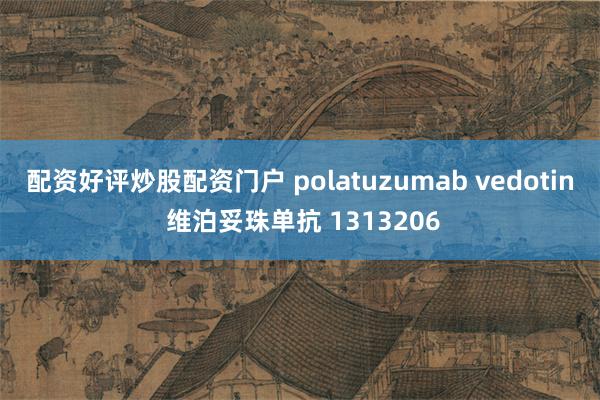 配资好评炒股配资门户 polatuzumab vedotin 维泊妥珠单抗 1313206