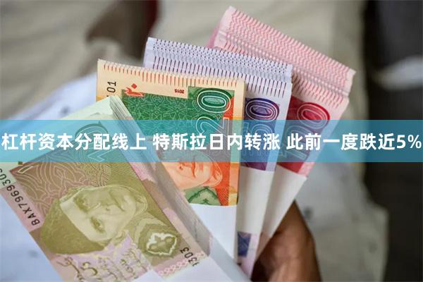 杠杆资本分配线上 特斯拉日内转涨 此前一度跌近5%