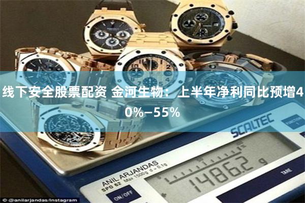 线下安全股票配资 金河生物：上半年净利同比预增40%—55%