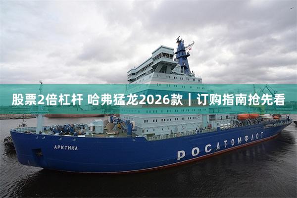 股票2倍杠杆 哈弗猛龙2026款｜订购指南抢先看